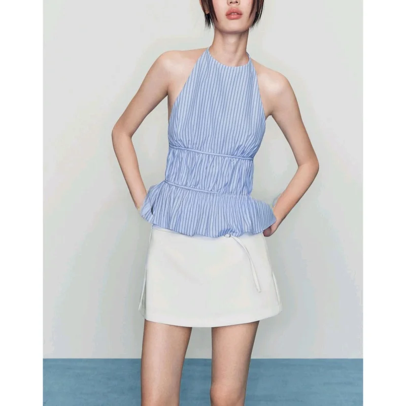 New Autumn Women's Casual Sle Pleated Decoration Stripe Silk Hang Ne Collar Top Polyester Fiber Outerwear Regular Length
New Autumn Women's Casual Sle Pleated Decoration Stripe Silk Hang Ne Collar Top Polyester Fiber Outerwear Regular Length