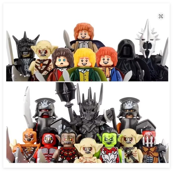 The Hobbits Lord of the Rings Set Building Blocks Orc Uruk-hai Goblin Sauron Saruman Frodo Azog Gandalf Mini Action Figure Toys
The Hobbits Lord of the Rings Set Building Blocks Orc Uruk-hai Goblin Sauron Saruman Frodo Azog Gandalf Mini Action Figure Toys