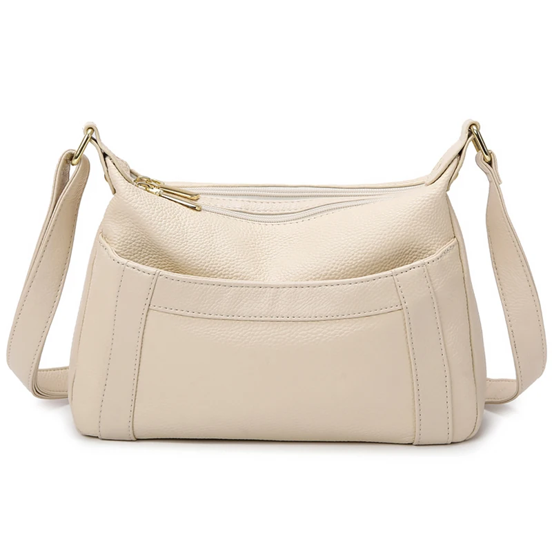 Genuine Cow Leather Women Handbags Single Shoulder Bag Zipper Messenger Bags Soft Phone Pocket High Quality Crossbody Female Bag
Genuine Cow Leather Women Handbags Single Shoulder Bag Zipper Messenger Bags Soft Phone Pocket High Quality Crossbody Female Bag