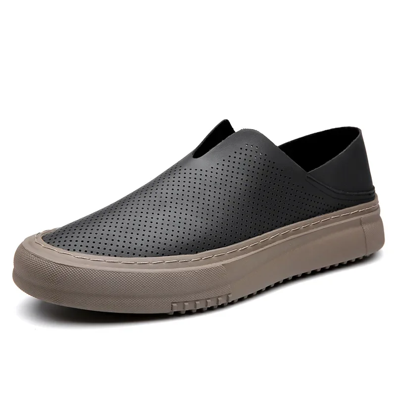 2026 Men's summer hollowed-out comfortable business leisure sandals one-pedal breathable Korean soft-soled non-slip hole shoes
2026 Men's summer hollowed-out comfortable business leisure sandals one-pedal breathable Korean soft-soled non-slip hole shoes