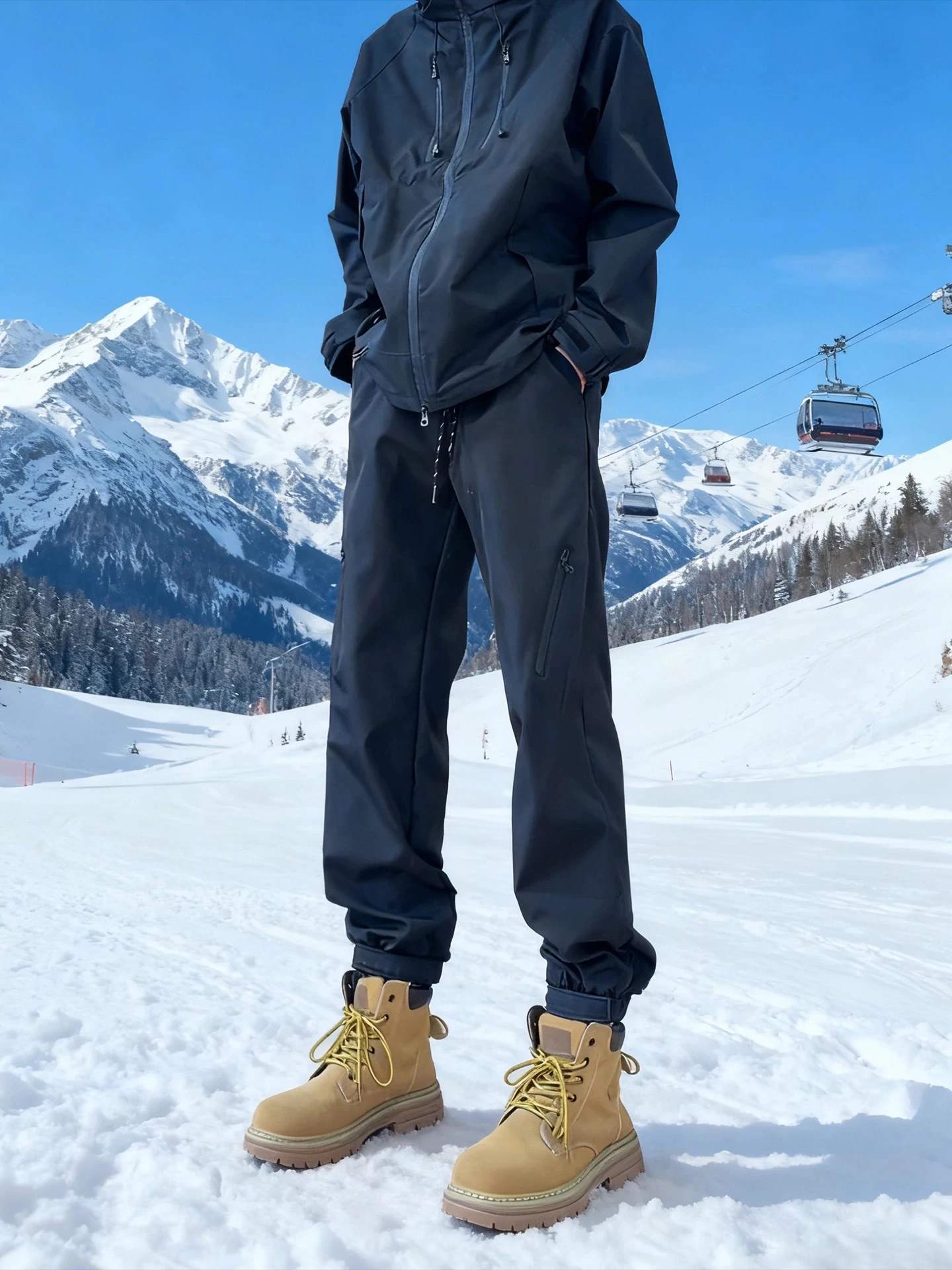 Мужские зимние брюки с флисовой подкладкой, черные, дышащие, ветрозащитные, для походов, кемпинга, альпинизма, прямого кроя, рабочие штаны
Мужские зимние брюки с флисовой подкладкой, черные, дышащие, ветрозащитные, для походов, кемпинга, альпинизма, прямого кроя, рабочие штаны