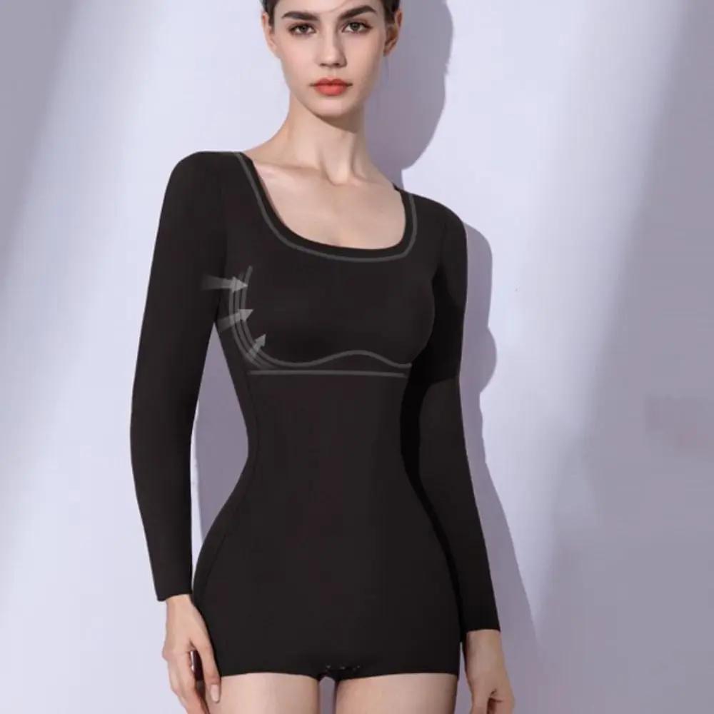 Fashion U-neck Bodysuits Shapewear Tummy Control Slim Fit Seamless Underwear Women Butt Lifting Long Sleeve Yoga Jumpsuit Gym
Fashion U-neck Bodysuits Shapewear Tummy Control Slim Fit Seamless Underwear Women Butt Lifting Long Sleeve Yoga Jumpsuit Gym