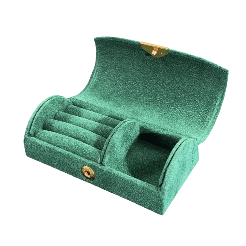 Бархатная арка из бисера, шкатулка для драгоценностей, сплошной цвет, удобный на ощупь, портативный чехол для хранения колец, защитные перегородки
Бархатная арка из бисера, шкатулка для драгоценностей, сплошной цвет, удобный на ощупь, портативный чехол для хранения колец, защитные перегородки