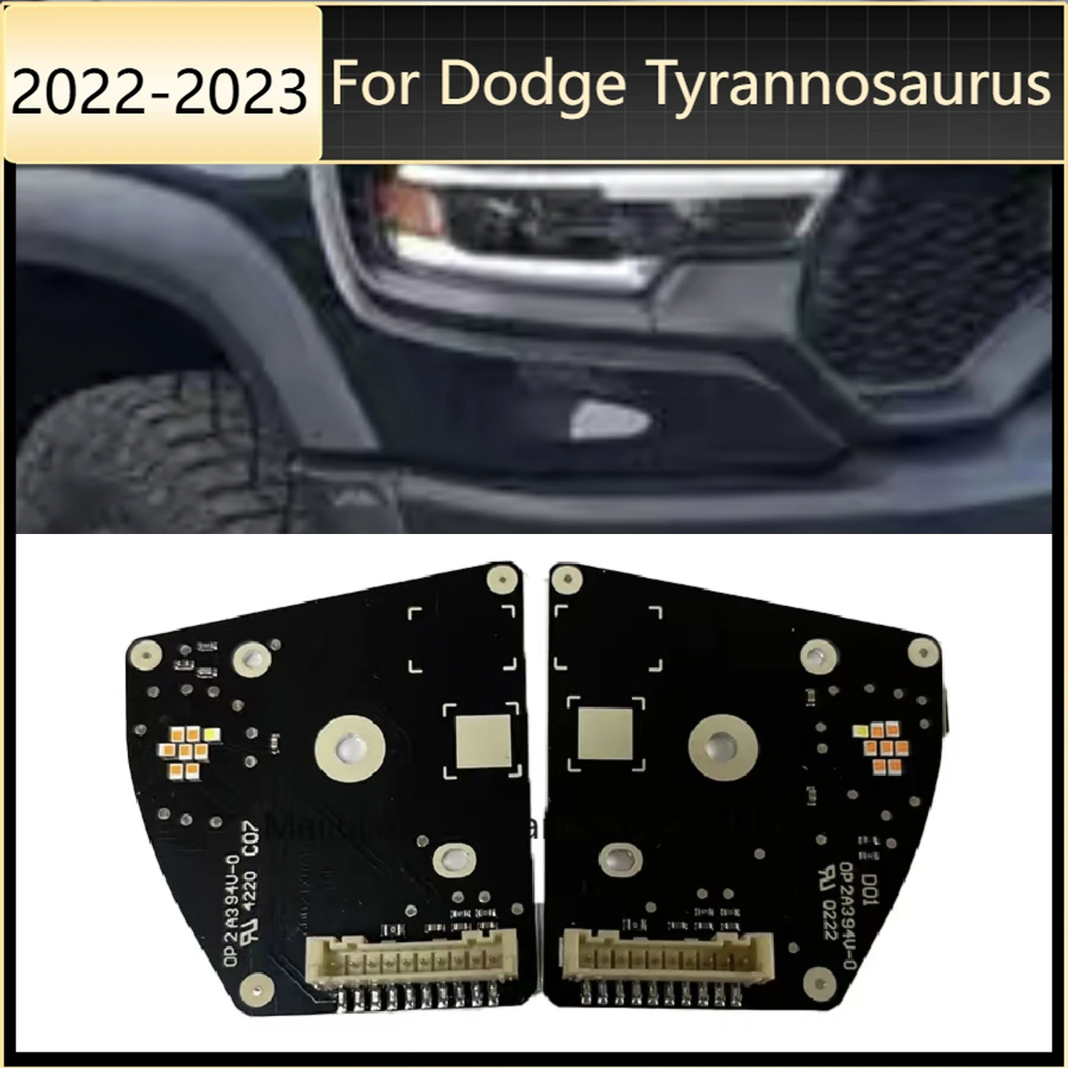 For Dodge Tyrannosaurus 2022-2023 Daytime Running Lights White Light Angel Eye Turn Light Board LED Angel Eye CHIP
For Dodge Tyrannosaurus 2022-2023 Daytime Running Lights White Light Angel Eye Turn Light Board LED Angel Eye CHIP