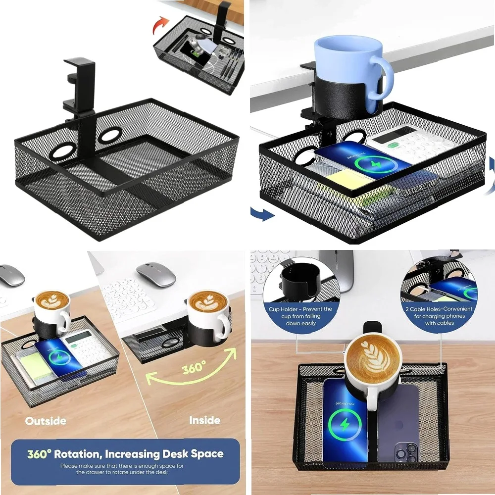 Under Tray Desk Cable Management Home Offices Wire Cord Organizer 360 Rotating Table Socket Hang Holder Power Strip Storage Rack
Under Tray Desk Cable Management Home Offices Wire Cord Organizer 360 Rotating Table Socket Hang Holder Power Strip Storage Rack