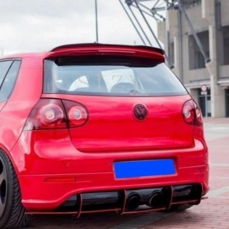 Спойлер для VW Golf 5 MK5 R32 GTI R Hatchback, высококачественный АБС-пластик, украшение на хвостовое крыло автомобиля, универсальный спойлер для губ на крышу
Спойлер для VW Golf 5 MK5 R32 GTI R Hatchback, высококачественный АБС-пластик, украшение на хвостовое крыло автомобиля, универсальный спойлер для губ на крышу