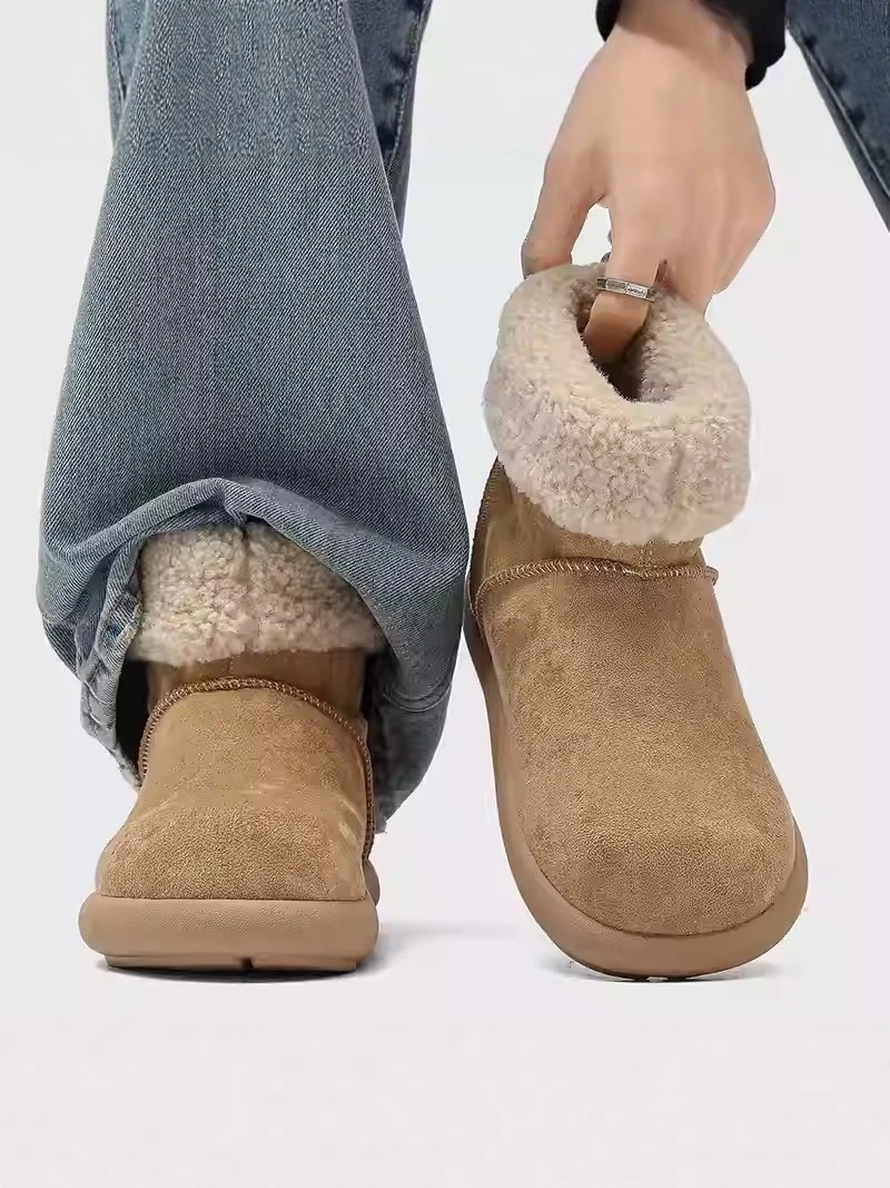 Northeast Style Men's Winter Snow Boots 2025 New Waterproof Anti-slip Thick Bottom Fleece Lined Warm High Top Casual Cotton B...
Northeast Style Men's Winter Snow Boots 2025 New Waterproof Anti-slip Thick Bottom Fleece Lined Warm High Top Casual Cotton B...