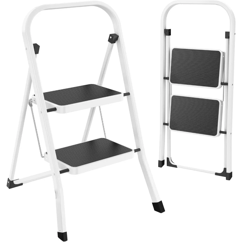 Folding Step Stool for Adults Non Slip Pedal Ladder Stool 330 lbs Capacity Kitchen Home Use White
Folding Step Stool for Adults Non Slip Pedal Ladder Stool 330 lbs Capacity Kitchen Home Use White