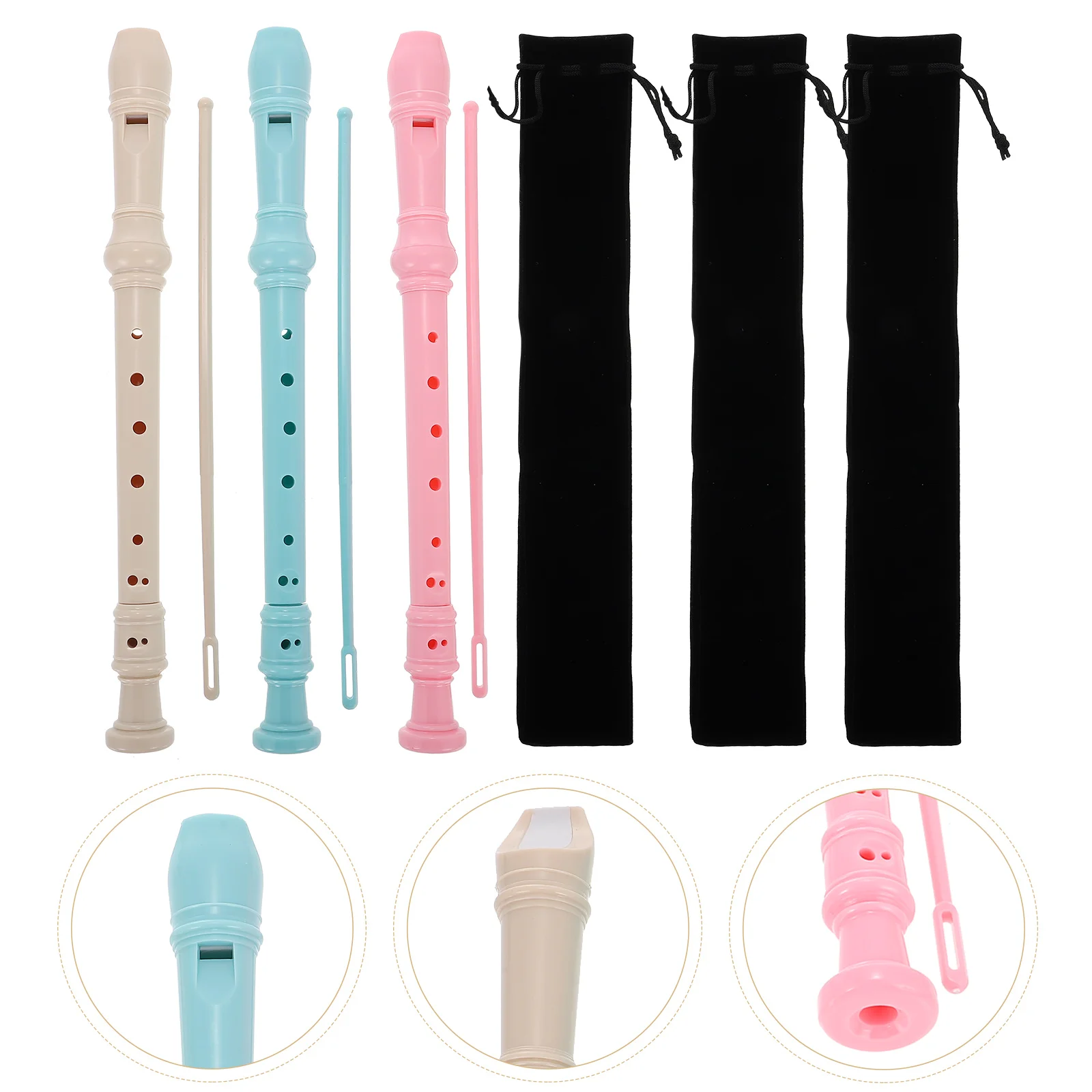 3 Sets Beginner of Recorder Student Instrument Flutes for s Vocalize Clarinet Music Abs Musical Simple
3 Sets Beginner of Recorder Student Instrument Flutes for s Vocalize Clarinet Music Abs Musical Simple