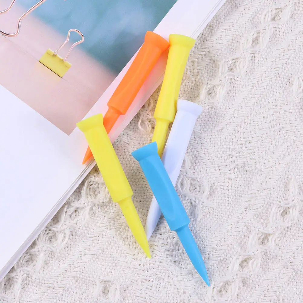 10Pcs Golf Ball Tees Heavy Duty Plastic Reusable Low Profile Design Comfortable Grip Golf Equipment for Men and Women
10Pcs Golf Ball Tees Heavy Duty Plastic Reusable Low Profile Design Comfortable Grip Golf Equipment for Men and Women