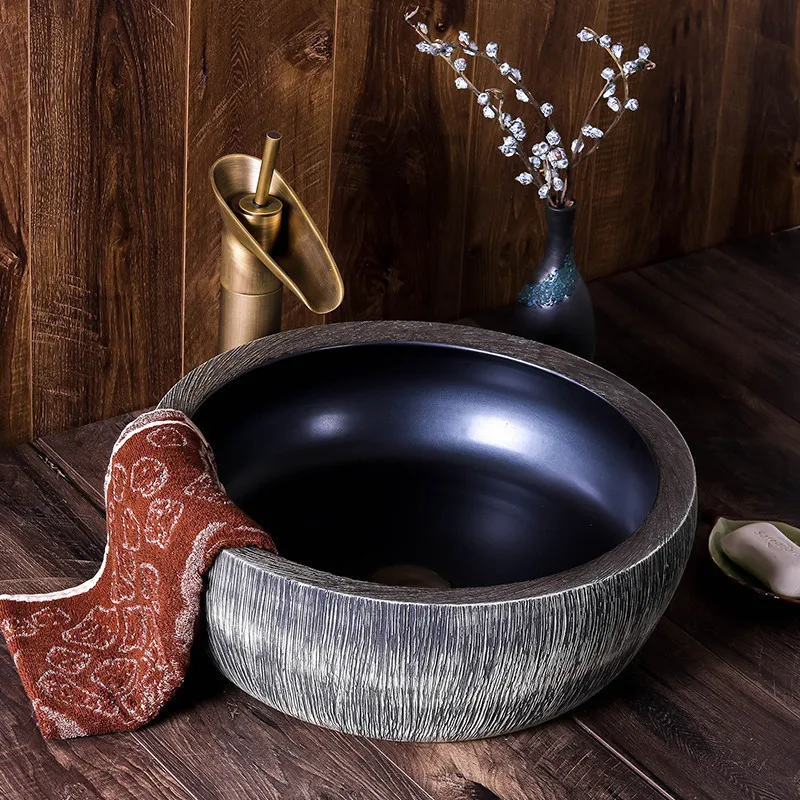 Jingdezhen Ceramic Washbasin New Bowl Round Chinese Home Toilet Hotel Basin ceramic wash basin bathroom sink
Jingdezhen Ceramic Washbasin New Bowl Round Chinese Home Toilet Hotel Basin ceramic wash basin bathroom sink