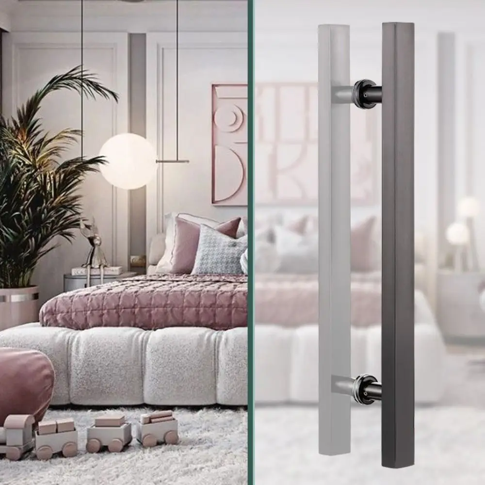 Новая стеклянная дверная ручка из нержавеющей стали, утолщенная квадратная трубчатая дверная ручка, матовая двухтактная ручка, внутренняя дверь
Новая стеклянная дверная ручка из нержавеющей стали, утолщенная квадратная трубчатая дверная ручка, матовая двухтактная ручка, внутренняя дверь