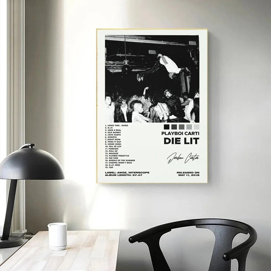 Songs Playboi Carti Die Lit Music Album Cover Tracklist Poster Prints Wall Art Picture Canvas Painting Living Room Home Decor
Songs Playboi Carti Die Lit Music Album Cover Tracklist Poster Prints Wall Art Picture Canvas Painting Living Room Home Decor
