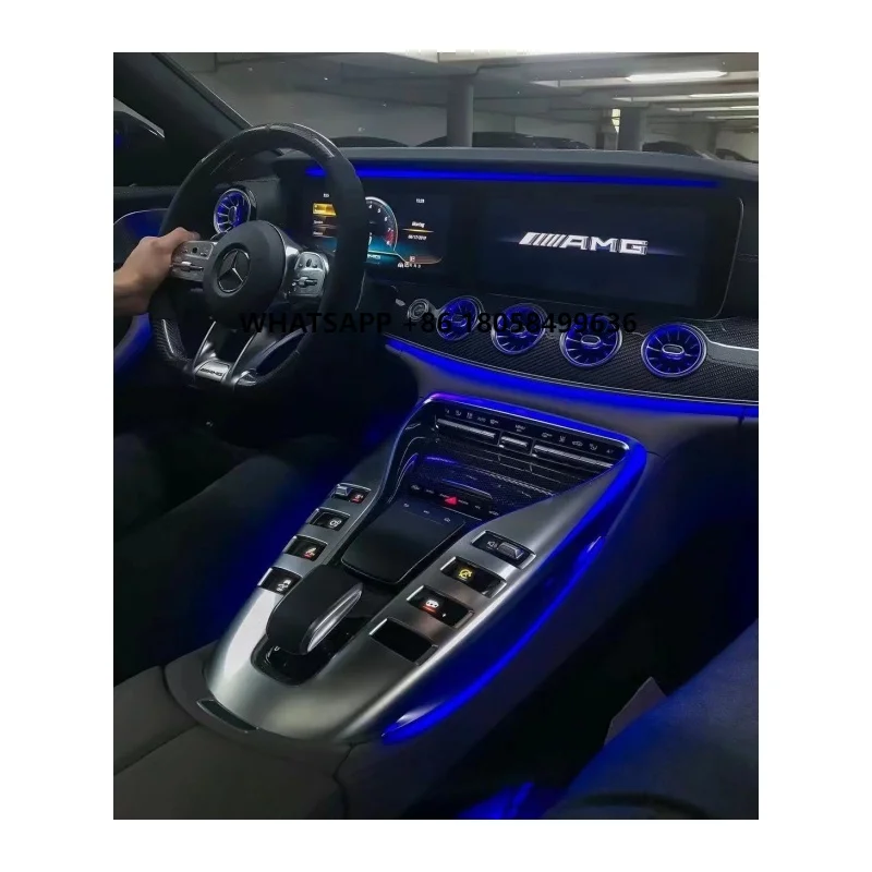 Auto Lighting System Atmosphere Light Car Interior Ambient Light for 19-22Benz AMG GT-W298
Auto Lighting System Atmosphere Light Car Interior Ambient Light for 19-22Benz AMG GT-W298