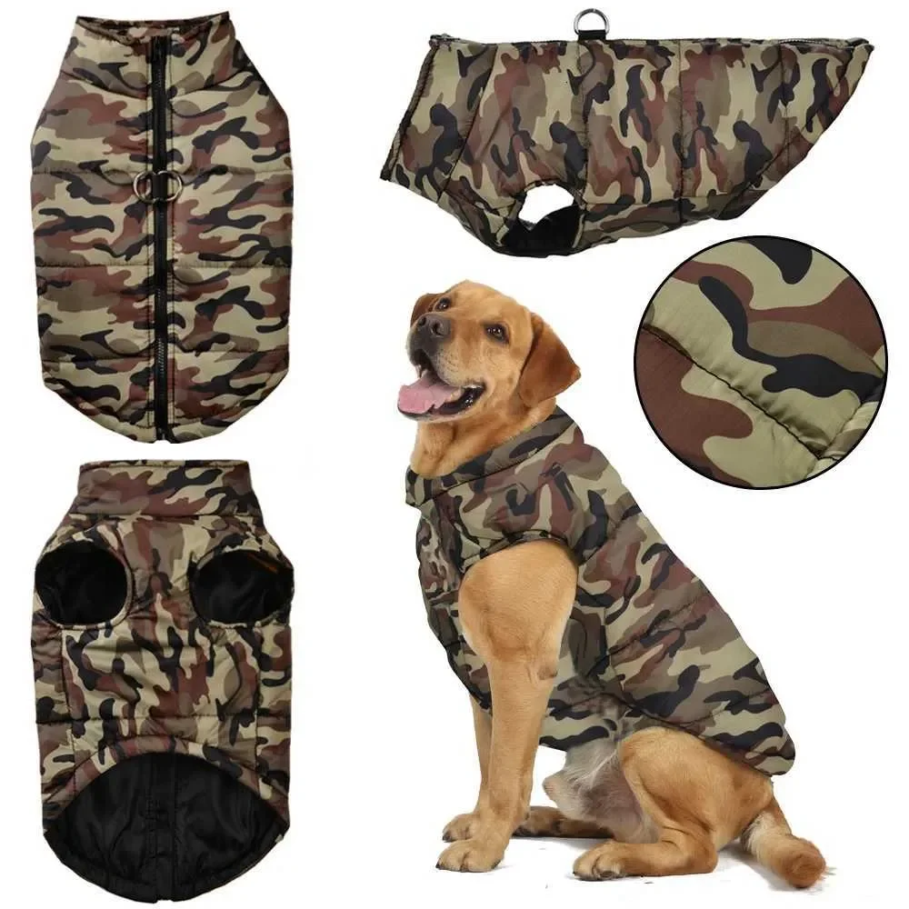 Winter Dog Clothes Coat Waterproof Puppy Cat et For Large Dogs Camouflage Print Warm Windproof Pet Labrodor Apparel Costume
Winter Dog Clothes Coat Waterproof Puppy Cat et For Large Dogs Camouflage Print Warm Windproof Pet Labrodor Apparel Costume