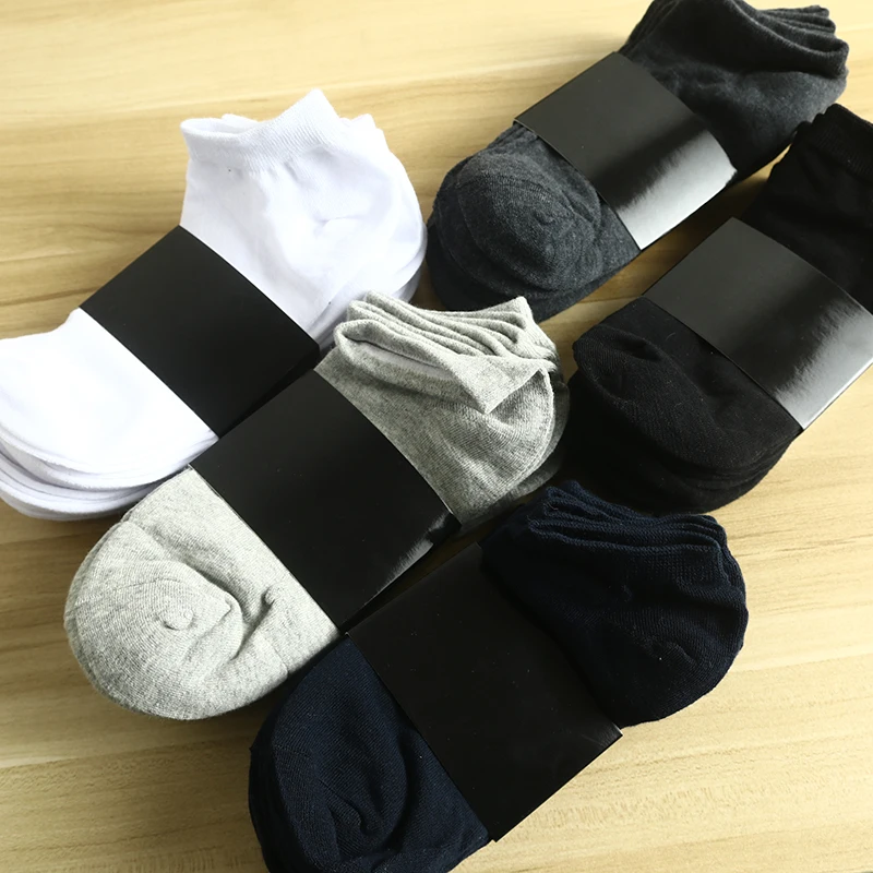 Comfortable Breathable Men's Cotton Socks Absorbent Elastic Short Socks Five Pairs in a Pack Pure Color Home Wear Summer Socks
Comfortable Breathable Men's Cotton Socks Absorbent Elastic Short Socks Five Pairs in a Pack Pure Color Home Wear Summer Socks