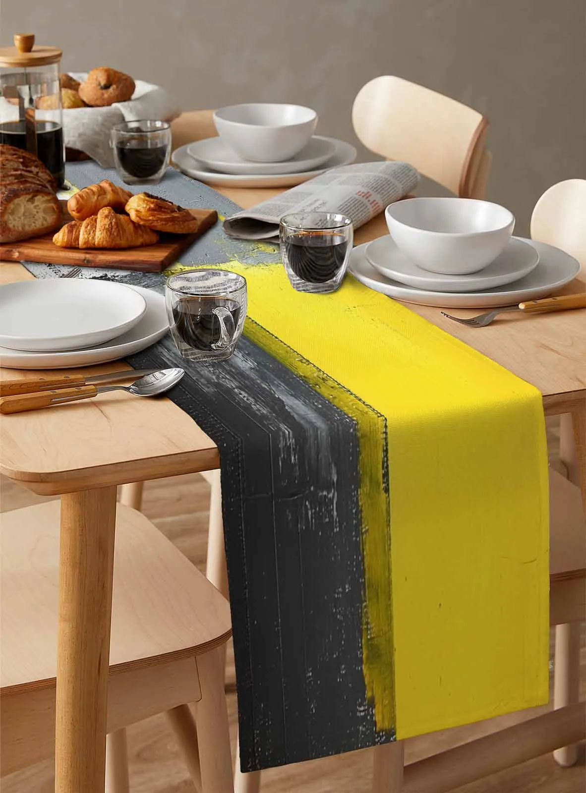 Modern Yellow Color Block Theme Table Runner Kitchen Decor Tablecloth Placemat Hotel Home Wedding Decor Table Runners
Modern Yellow Color Block Theme Table Runner Kitchen Decor Tablecloth Placemat Hotel Home Wedding Decor Table Runners
