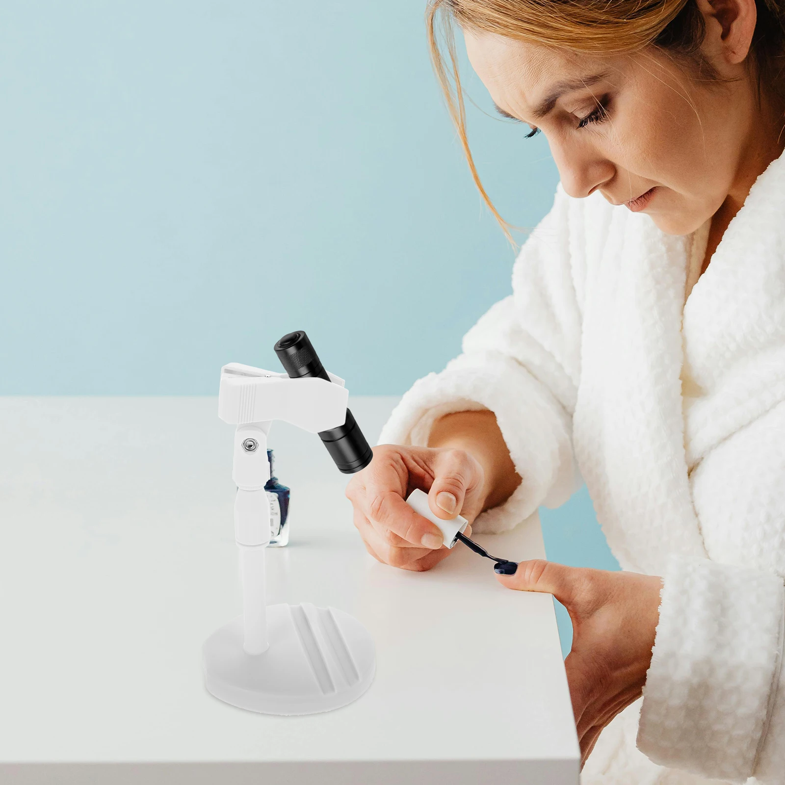 Handheld Baking Lamp Bracket 360Degree Rotation Telescopic Nail Stand Manicure Dryer Nails Desktop Holder
Handheld Baking Lamp Bracket 360Degree Rotation Telescopic Nail Stand Manicure Dryer Nails Desktop Holder