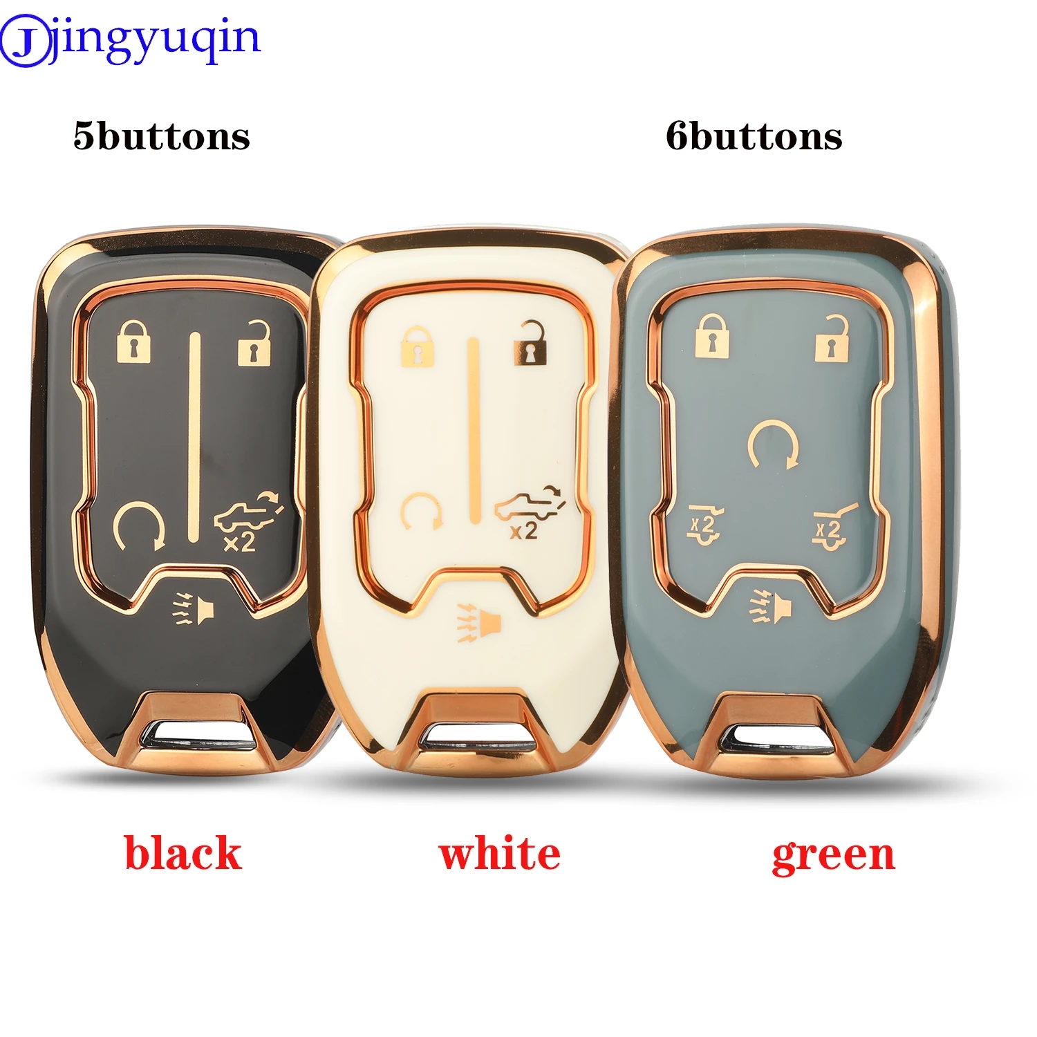 jingyuqin Remote TPU New Arrival Key Case For Chevrolet Tahoe Silverado Suburban Tahoe GMC Sierra Acadia Terrain Yukon Cover
jingyuqin Remote TPU New Arrival Key Case For Chevrolet Tahoe Silverado Suburban Tahoe GMC Sierra Acadia Terrain Yukon Cover