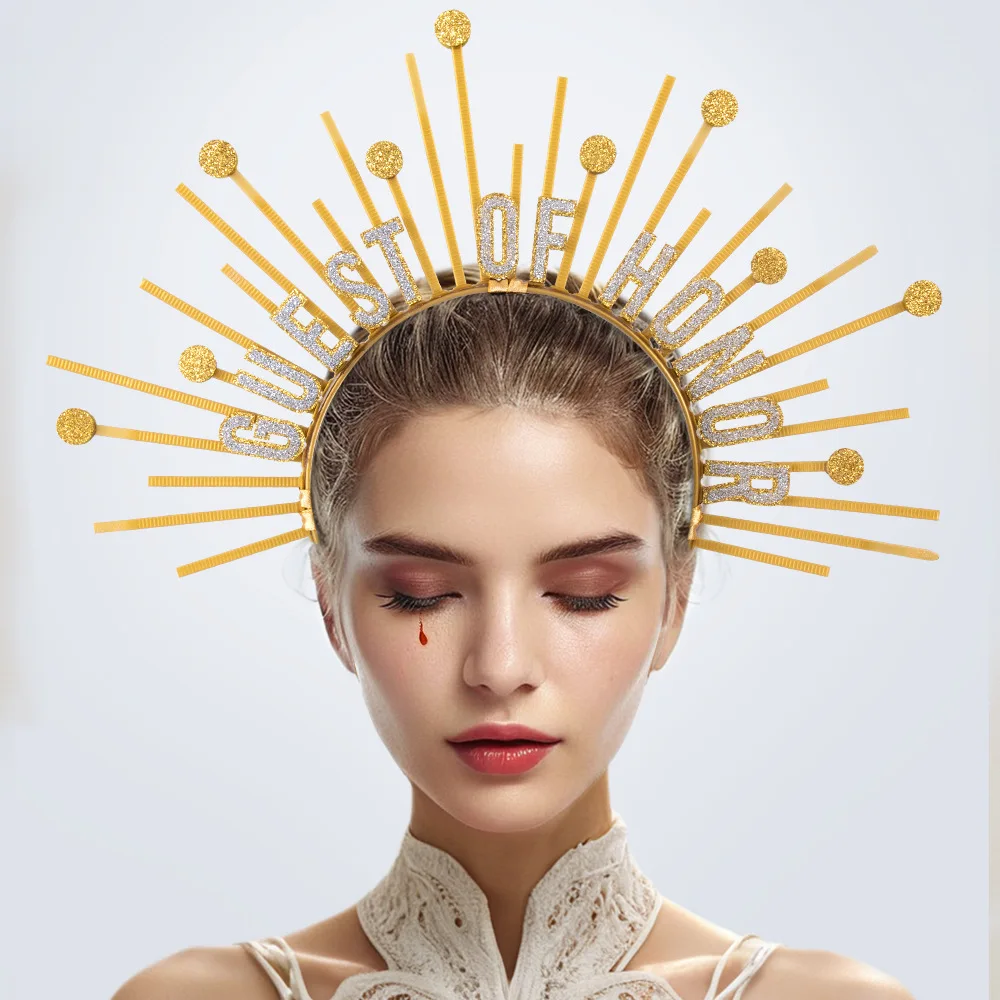Saint Mary Halo Headband, Party Decoration Headpiece, Goddess Role Play Headband, Dance Performance Party Accessory, Elegant Occ
Saint Mary Halo Headband, Party Decoration Headpiece, Goddess Role Play Headband, Dance Performance Party Accessory, Elegant Occ