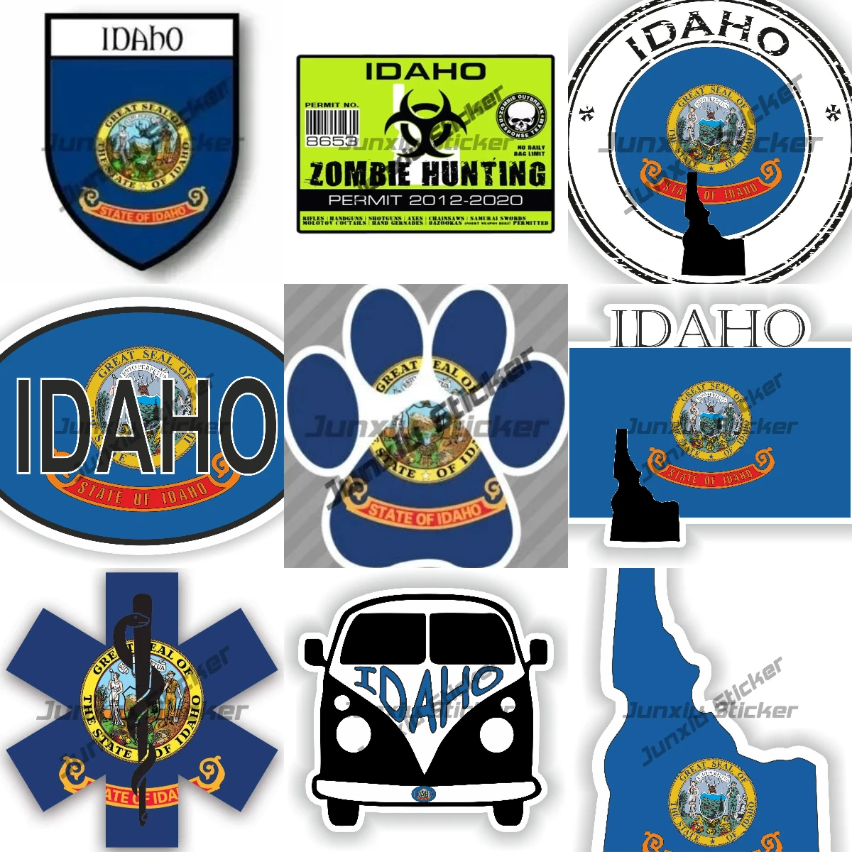 Idaho Star of Life Flag Emergency Meidcal Services Sticker American Idaho Round Seal Decal Country Code Oval Flag for car Bumper
Idaho Star of Life Flag Emergency Meidcal Services Sticker American Idaho Round Seal Decal Country Code Oval Flag for car Bumper