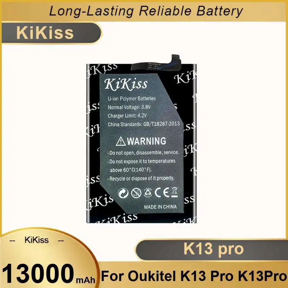 13000Mah Reliable Replacement Power Supply For Oukitel K13 Pro K13pro Mobile Phone Battery
13000Mah Reliable Replacement Power Supply For Oukitel K13 Pro K13pro Mobile Phone Battery