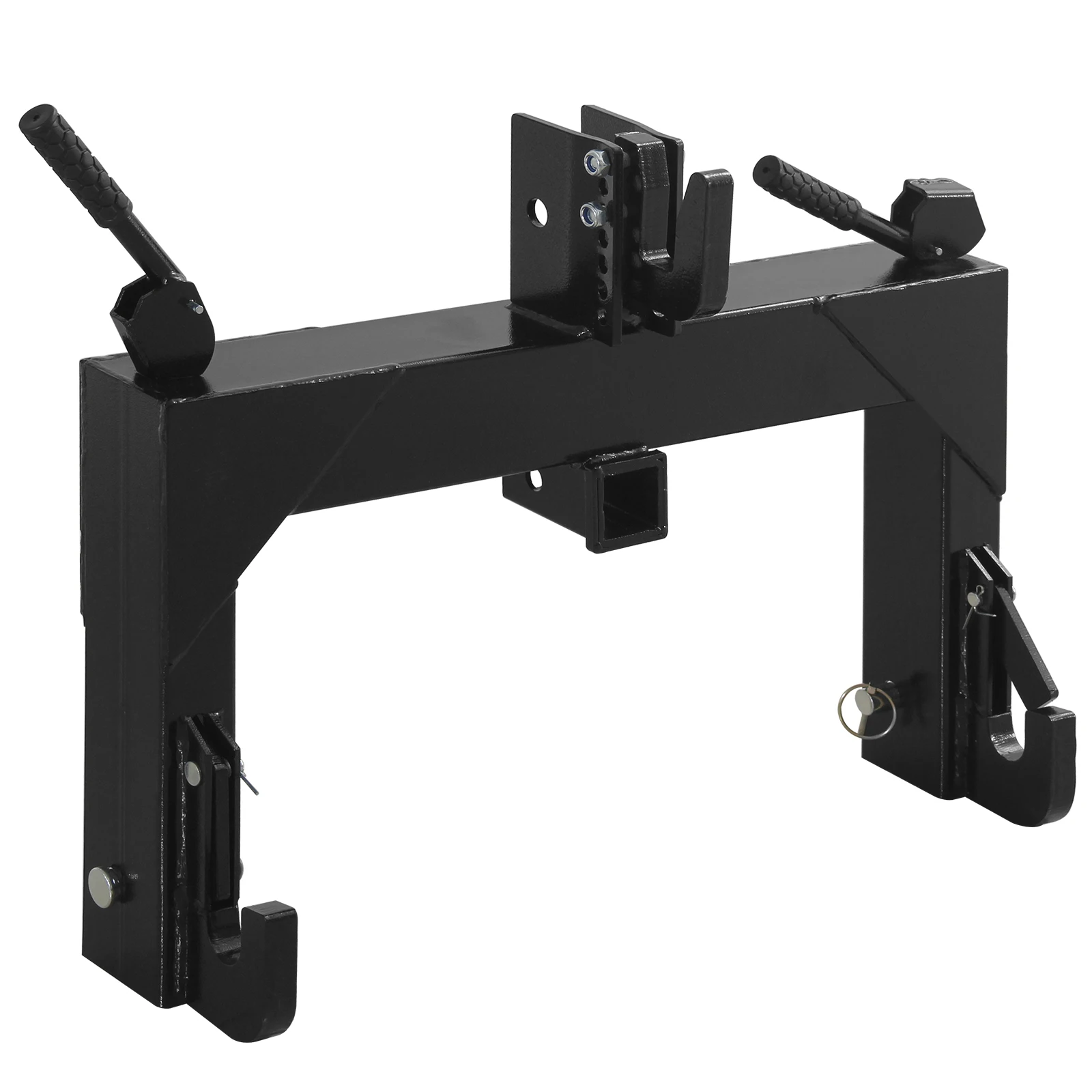 3 Point Quick Hitch for Category 1 Tractor, 3000LBS Lifting Capacity 3-Pt Tractor Hitch Attachment with 2" Receiver Hitch
3 Point Quick Hitch for Category 1 Tractor, 3000LBS Lifting Capacity 3-Pt Tractor Hitch Attachment with 2" Receiver Hitch