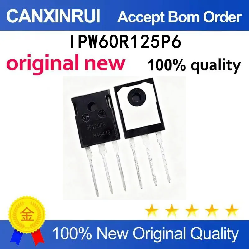 (5-100 pieces)IPW60R125P6 6R125P6 TO-247 New High Power MOSFET 650V 30A
(5-100 pieces)IPW60R125P6 6R125P6 TO-247 New High Power MOSFET 650V 30A