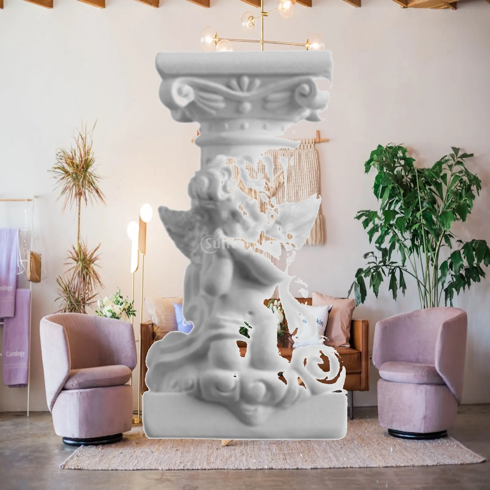 Roman Column Pillar Resin Ornament Photo Prop for Living Room Table Layout
Roman Column Pillar Resin Ornament Photo Prop for Living Room Table Layout