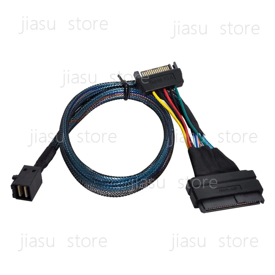 Mini SAS HD SFF-8643 to U.2 U2 SFF-8639 NVME PCIe SSD Cable
Mini SAS HD SFF-8643 to U.2 U2 SFF-8639 NVME PCIe SSD Cable