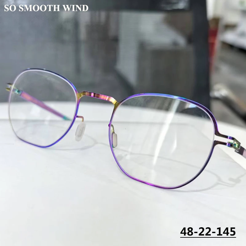 German Brand Polygonal Glasses Frame Men Women Small Square Frames Fashion Style Spectacles Ultralight No Screw Blue Eyewear New
German Brand Polygonal Glasses Frame Men Women Small Square Frames Fashion Style Spectacles Ultralight No Screw Blue Eyewear New