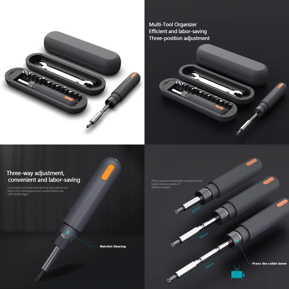 DualFunction Ratchet Screwdriver Set with Telescopic Extension Rod for DIY Home Repair Tools for Electricians Mechanics for
DualFunction Ratchet Screwdriver Set with Telescopic Extension Rod for DIY Home Repair Tools for Electricians Mechanics for