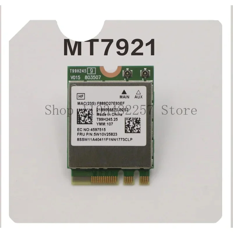 WYORESY Mt7921 для Lenovo wifi6 беспроводная карта 5.2 Bluetooth 5w10v25823 карта для ноутбука Lenovo
WYORESY Mt7921 для Lenovo wifi6 беспроводная карта 5.2 Bluetooth 5w10v25823 карта для ноутбука Lenovo