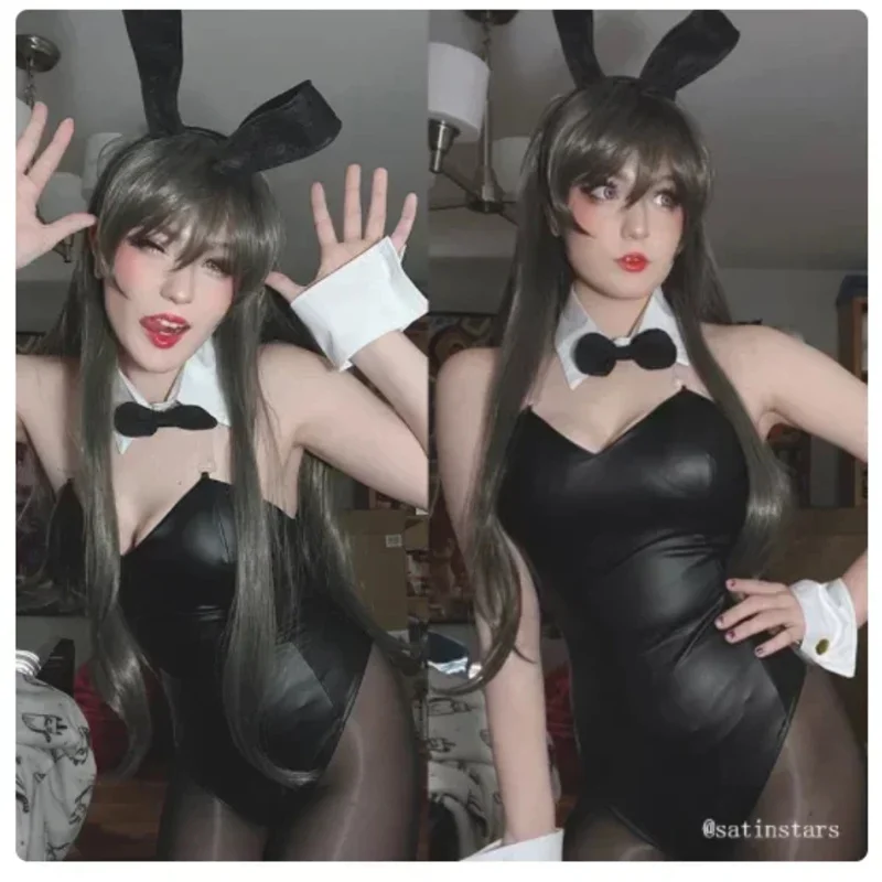 DY20ROLECOS Anime Sakurajima Mai Cosplay Costume for Women Halloween Black Sexy Jumpsuit Rascal Does Not Dream of Bunny Girl Sen
DY20ROLECOS Anime Sakurajima Mai Cosplay Costume for Women Halloween Black Sexy Jumpsuit Rascal Does Not Dream of Bunny Girl Sen