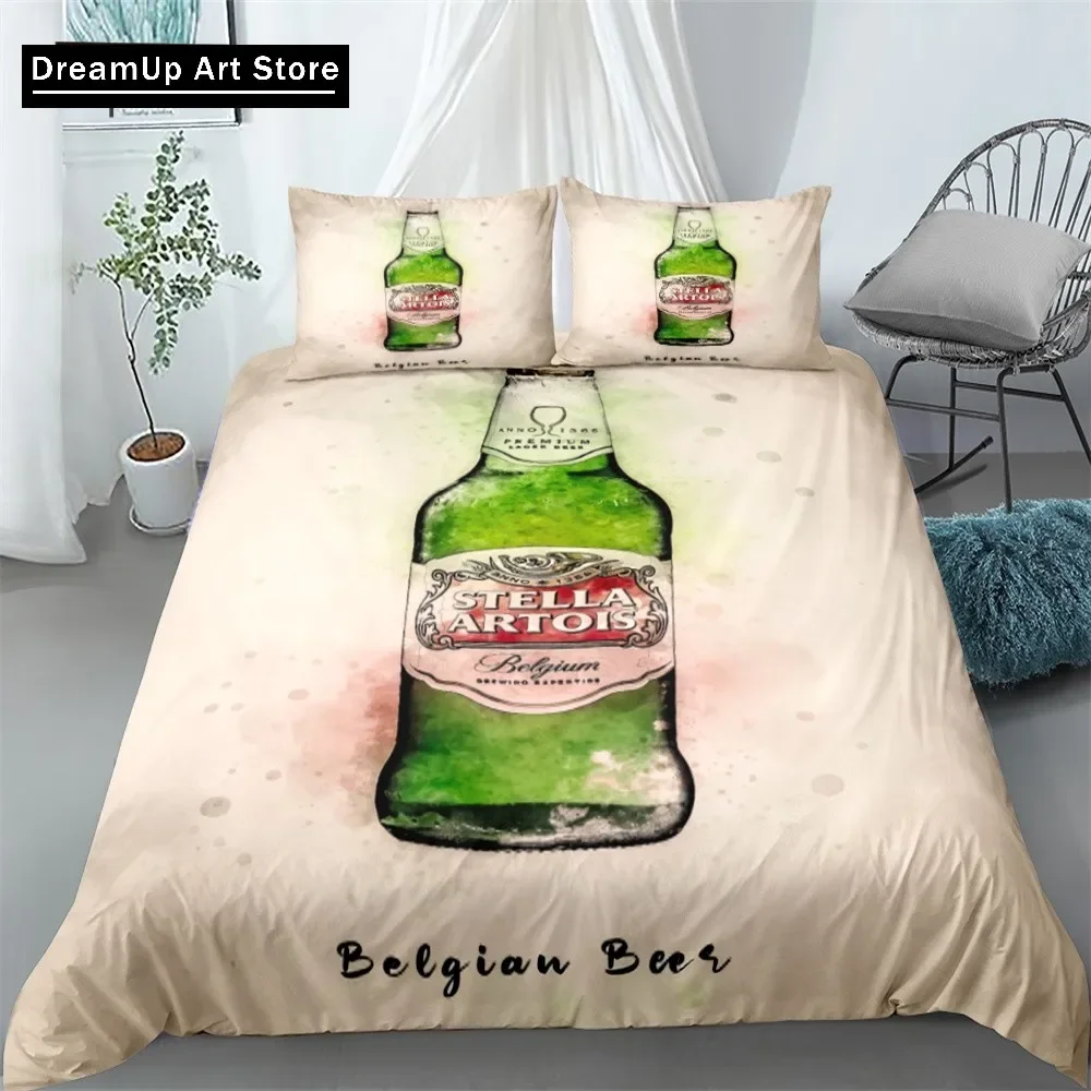 Beer Bottle Duvet Cover Set Watercolour Style Colourful Summer Drinking King Queen Size Comforter Cover Polyester Bedding Set
Beer Bottle Duvet Cover Set Watercolour Style Colourful Summer Drinking King Queen Size Comforter Cover Polyester Bedding Set