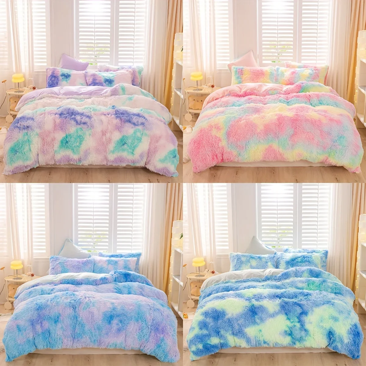 Комплект пододеяльников Y2K Tie Dye из 3 предметов (1 пододеяльник + 2 наволочки), мягкий и теплый комплект постельного белья
Комплект пододеяльников Y2K Tie Dye из 3 предметов (1 пододеяльник + 2 наволочки), мягкий и теплый комплект постельного белья