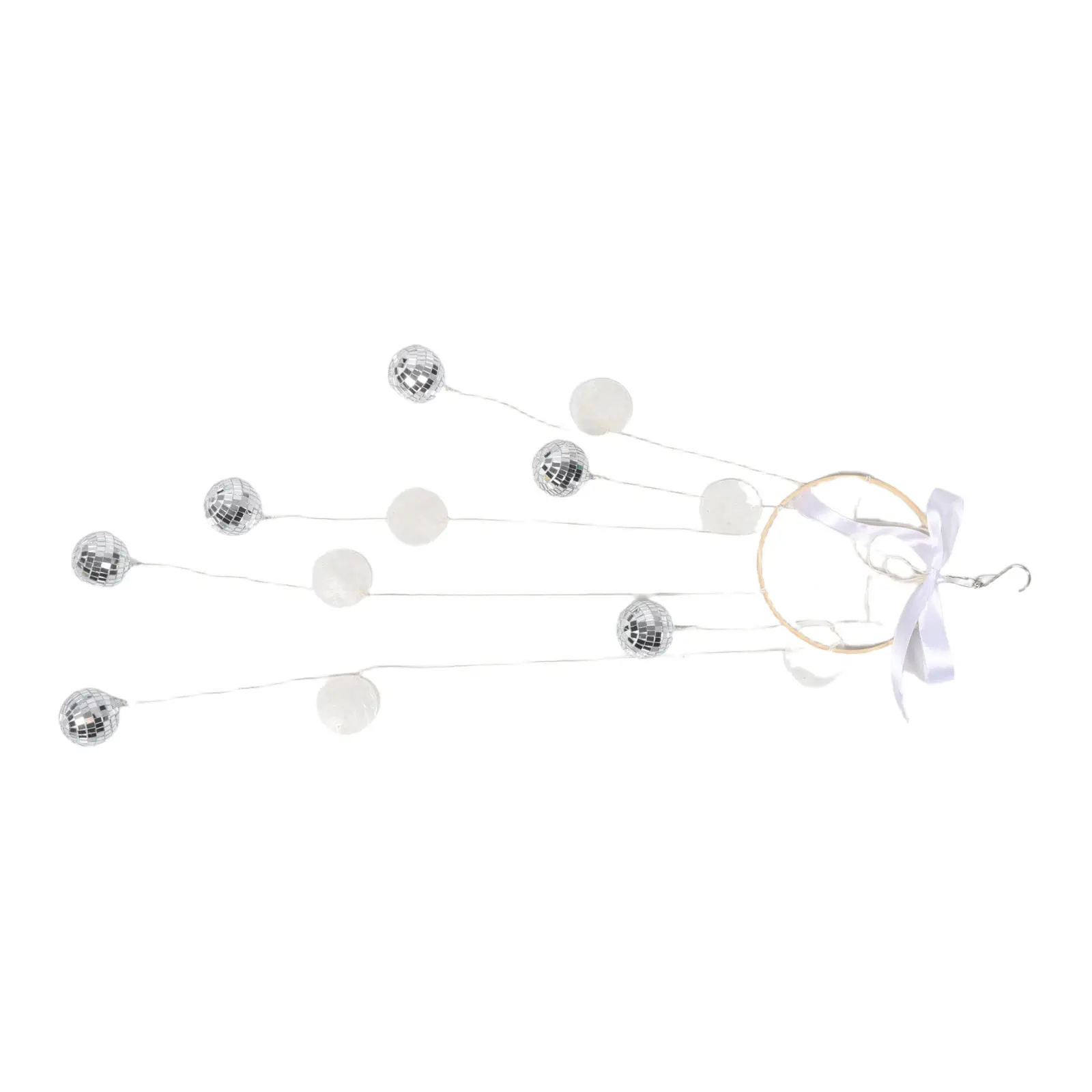 Disco Ball Hanging Suncatcher Mirror-Coated Shell Wind Chime for Indoor Outdoor Spaces Garden Wedding Holiday Decoration
Disco Ball Hanging Suncatcher Mirror-Coated Shell Wind Chime for Indoor Outdoor Spaces Garden Wedding Holiday Decoration