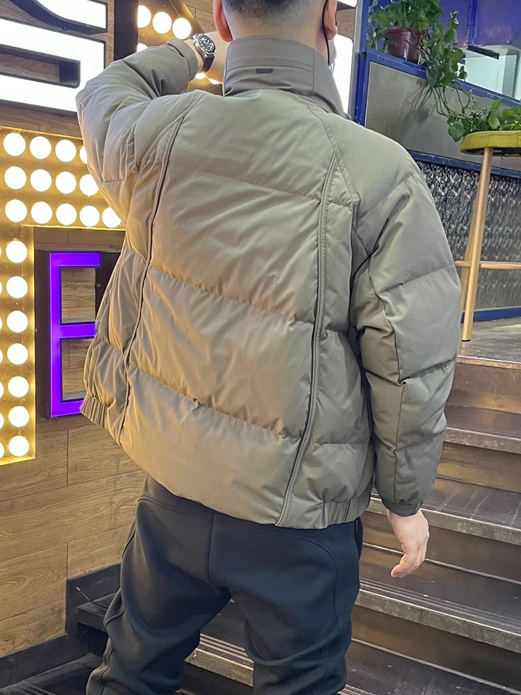 Корейская мужская пуховая куртка с воротником-стойкой, повседневная, белая, теплая, из натурального пуха, для зимнего отдыха, простая
Корейская мужская пуховая куртка с воротником-стойкой, повседневная, белая, теплая, из натурального пуха, для зимнего отдыха, простая