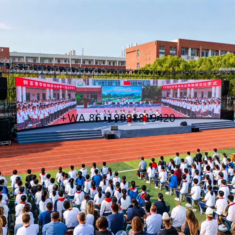Outdoor Rental Full Color LED Large Screen High Definition High End Event Background Display
Outdoor Rental Full Color LED Large Screen High Definition High End Event Background Display