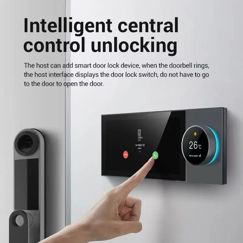 8 Inch Smart Home Zigbee Gateway Wifi Smart Control Panel Music Wall Multi-Function Wall Touch Screen Tuya Center
8 Inch Smart Home Zigbee Gateway Wifi Smart Control Panel Music Wall Multi-Function Wall Touch Screen Tuya Center