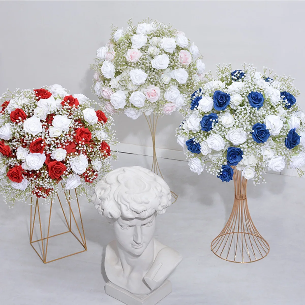 60 см, белая роза Babysbreath, центральный стол, цветочный шар, свадебное украшение стола, Цветочная композиция, фотореквизит
60 см, белая роза Babysbreath, центральный стол, цветочный шар, свадебное украшение стола, Цветочная композиция, фотореквизит