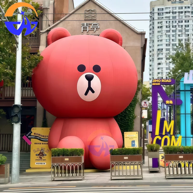 Customized inflatable glowing Brown Bear doll air models for outdoor shopping mall event decoration props.
Customized inflatable glowing Brown Bear doll air models for outdoor shopping mall event decoration props.
