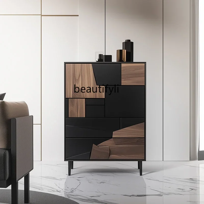 Italian all-solid wood porch cabinet art color matching storage locker living room bedroom wall vertical cabinet53
Italian all-solid wood porch cabinet art color matching storage locker living room bedroom wall vertical cabinet53
