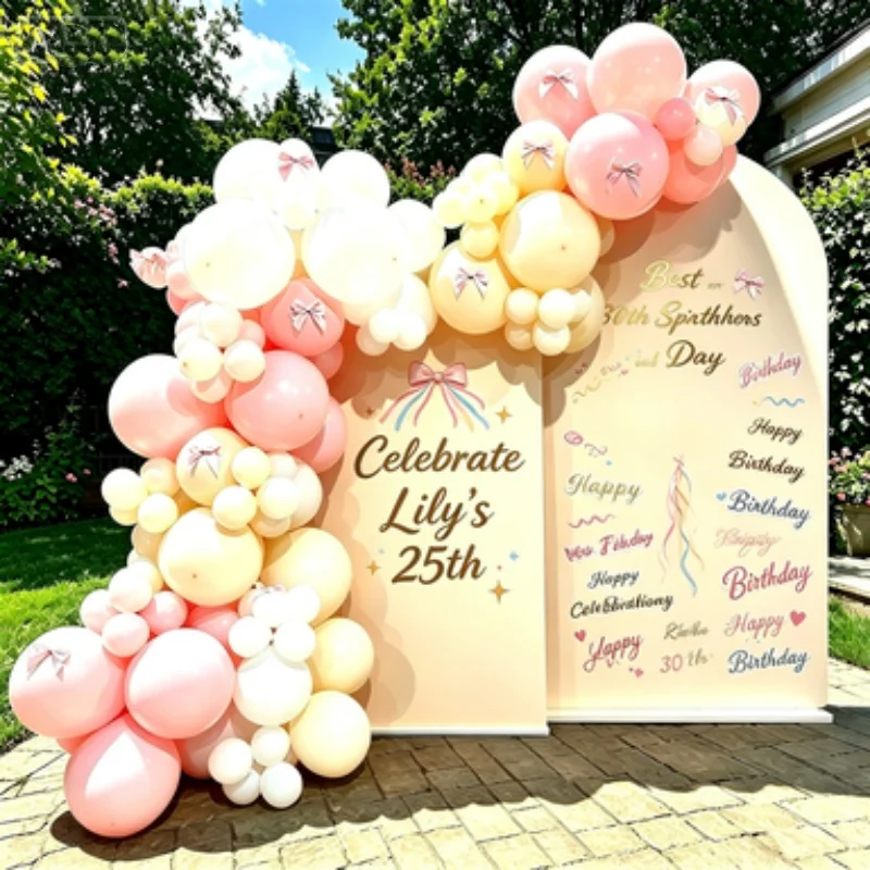 112pcs Decorative Balloon Set: Matte White and Light Pink Latex Balloon Arch Set, Birthday Backdrop for Girls, Baby Shower
112pcs Decorative Balloon Set: Matte White and Light Pink Latex Balloon Arch Set, Birthday Backdrop for Girls, Baby Shower