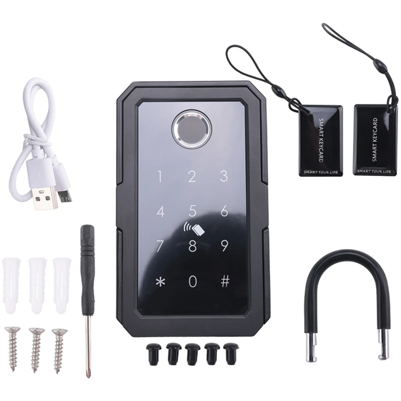 Smartkey Lock Box, Home Key Wireless Smartlock Box, Electronic Key Box App Digital Code Bluetooth Key Safe For Host Durable
Smartkey Lock Box, Home Key Wireless Smartlock Box, Electronic Key Box App Digital Code Bluetooth Key Safe For Host Durable
