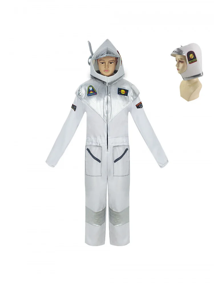Halloween Astronaut Cosplay Costume Cotton Party Outfit for Children Stage Performance Kindergarten Group Play Suit
Halloween Astronaut Cosplay Costume Cotton Party Outfit for Children Stage Performance Kindergarten Group Play Suit