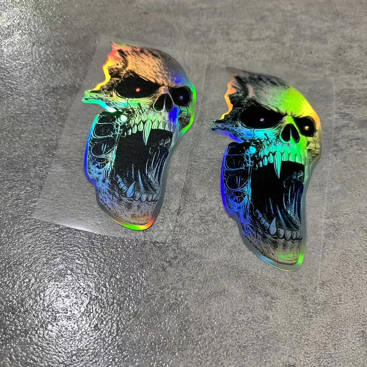 1PC Holographic Skull Vinyl Sticker, Waterproof Decal for Car, Rainbow Style
1PC Holographic Skull Vinyl Sticker, Waterproof Decal for Car, Rainbow Style