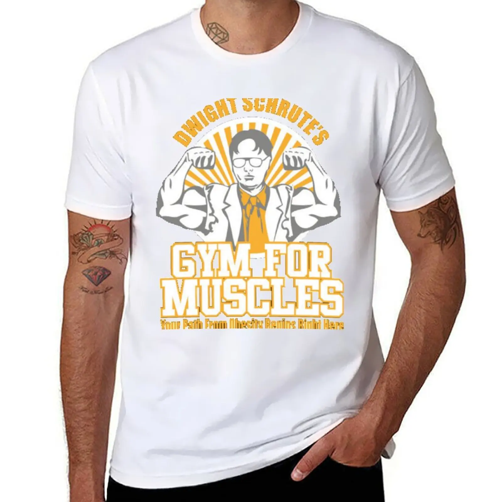 Dwight Sc hru te's Gym for Muscles T-Shirt graphic t shirts for man man t shirt luxury T-Shirt
Dwight Sc hru te's Gym for Muscles T-Shirt graphic t shirts for man man t shirt luxury T-Shirt