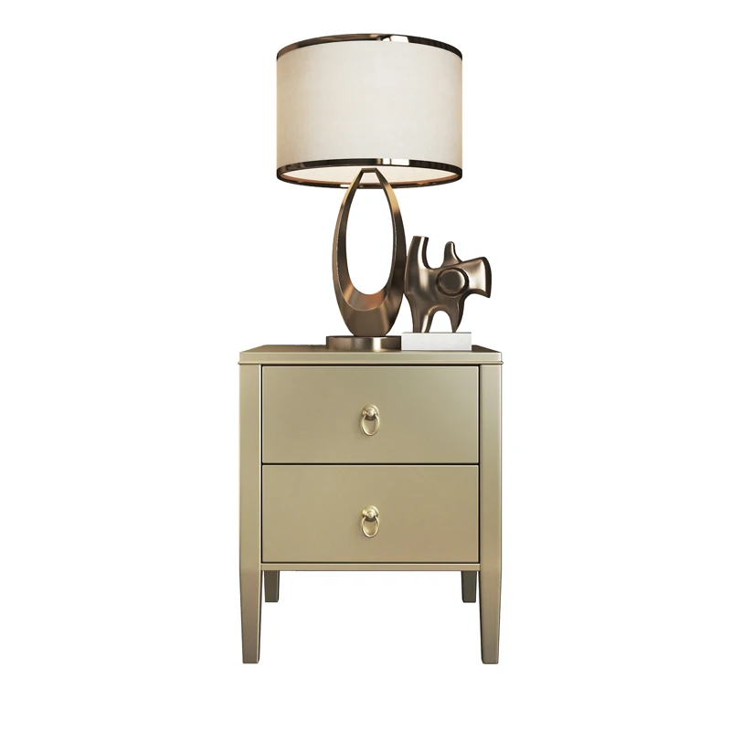 Solid wood storage cabinet economical storage light luxury simple bedside champagne
Solid wood storage cabinet economical storage light luxury simple bedside champagne