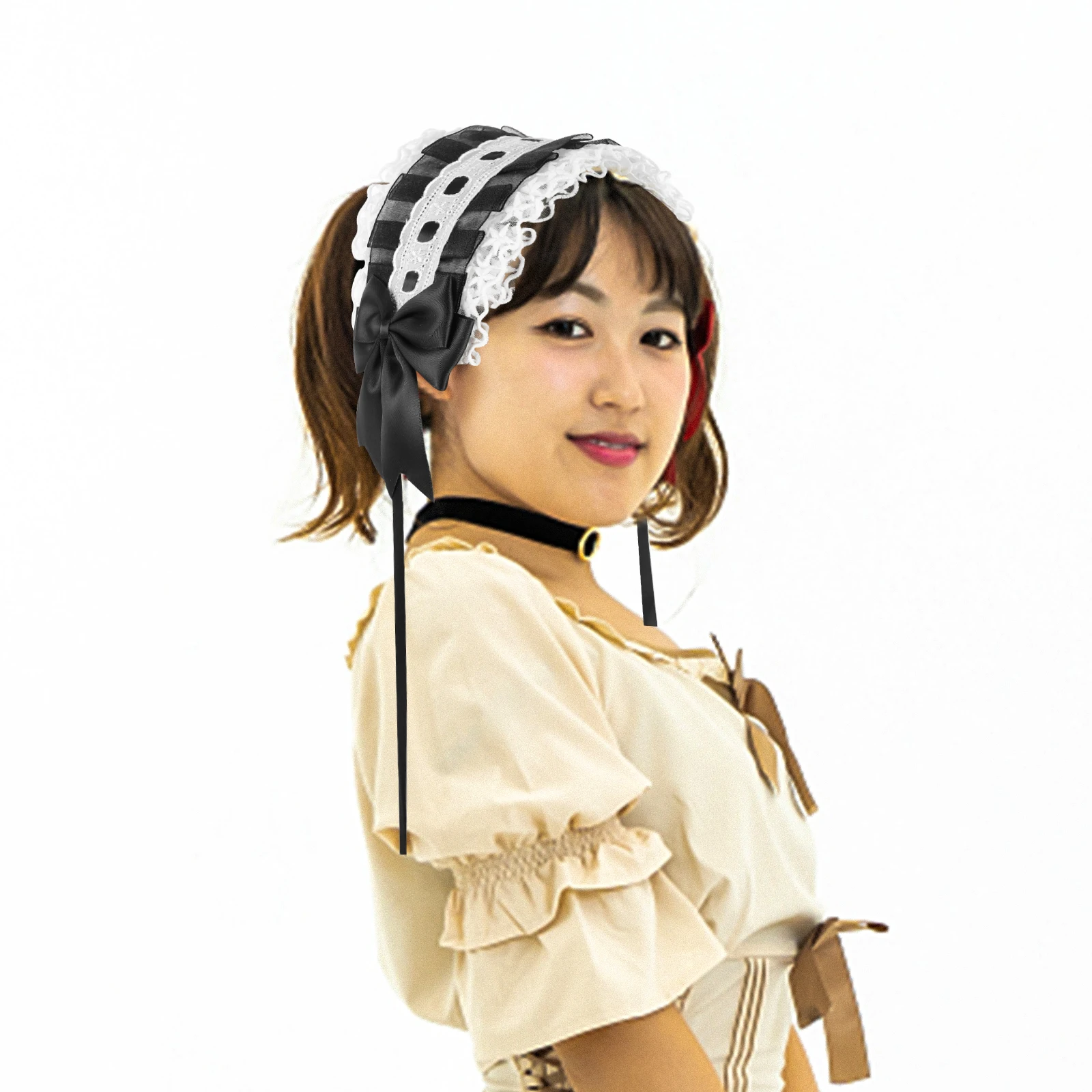 Style Lace Hairband Adorable Lolita Headdress Cosplay Headwear Ornament Party Headband Gothic Headpiece
Style Lace Hairband Adorable Lolita Headdress Cosplay Headwear Ornament Party Headband Gothic Headpiece